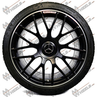 Mercedes C klasse C63 AMG 19/20 inch originele velgen A2054015900 | A2054016100