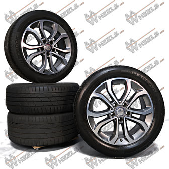 Mercedes C klasse W205 17 inch originele velgen A2054010200 | A2054013900