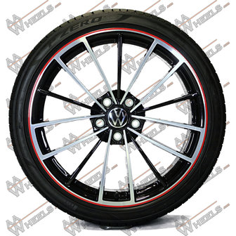 VW Golf 8 GTI Clubsport ed. 45 Scottsdale 19 inch originele velgen 5H0601025P