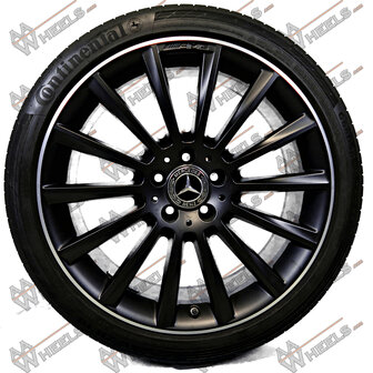 Mercedes C klasse C43 C450 W205 AMG multispaak 19 inch originele velgen A2054015400 | A2054016600