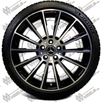 Mercedes C klasse C43 C450 W205 AMG multispaak 19 inch originele velgen A2054015400 | A2054016600