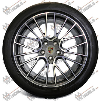 Porsche Cayenne E3 9Y RS Spyder 21 inch originele velgen 9Y0601025K | 9Y0601025J | Zomerbanden