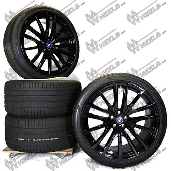 BMW X5 X6 G05 G06 742M 22 inch originele velgen 8090013 | 8090014 | zomerbanden