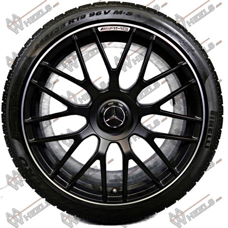 Mercedes C klasse C63 AMG 19/20 inch originele velgen A2054015900 | A2054016100