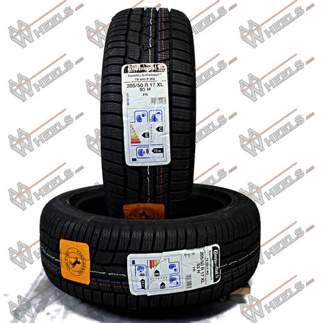 2x Continental ContiWinterContact TS830p MO 205/50R17 93H (205 50 17)