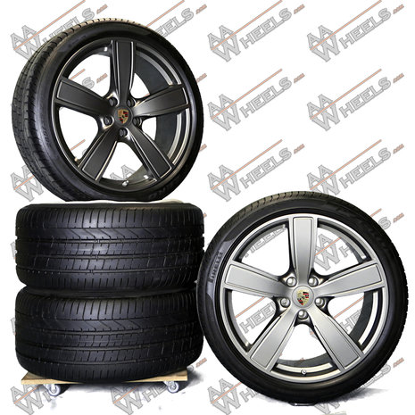 Porsche Cayenne E3 9Y Coupe Sport Classic 22 inch originele velgen 9Y0601025AP | 9Y3601025T