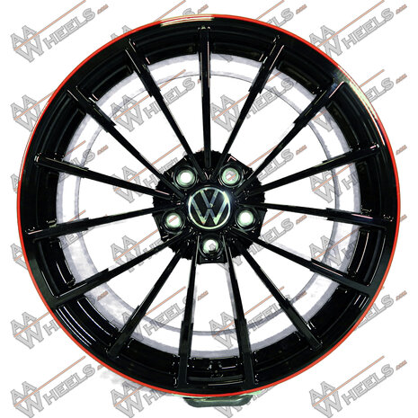 VW Golf 8 GTI Clubsport ed. 45 Scottsdale 19 inch originele velgen 5H0601025AH