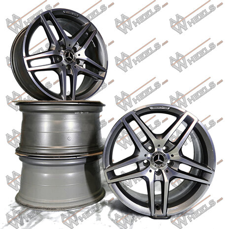 Mercedes E klasse W212 AMG 18 inch originele velgen A2124010300 | A2124010400