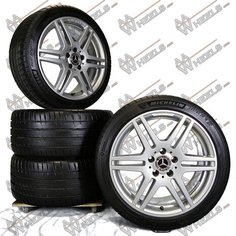 Mercedes E klasse W212 AMG 18 inch originele velgen A2124012302 | A2124012402 | zomerbanden