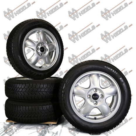 Mini Cooper, Clubman R55, R50, R52, R53, R56, R57 15 inch originele velgen 6768498 | winterbanden