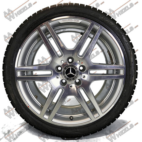 Mercedes E klasse W212 AMG 18 inch originele velgen A2124012302 | A2124012402 | winterbanden