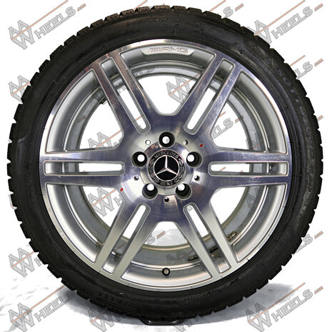 Mercedes E klasse W212 AMG 18 inch originele velgen A2124012302 | A2124012402 | winterbanden