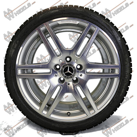 Mercedes E klasse W212 AMG 18 inch originele velgen A2124012302 | A2124012402 | winterbanden