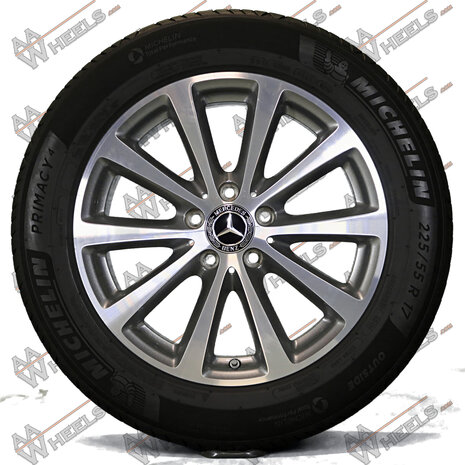 Mercedes E Klasse W213 17 inch originele velgen A2134011300 | Zomerbanden