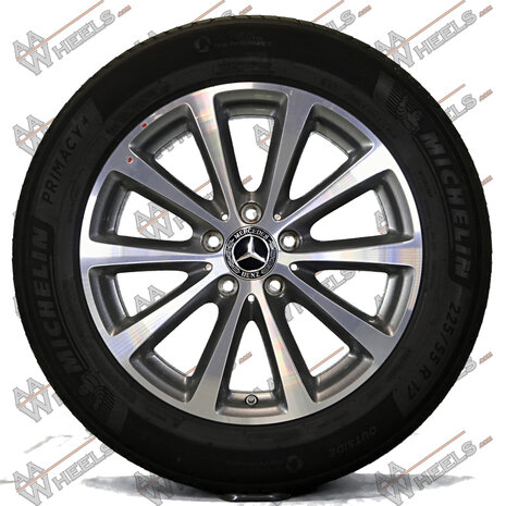 Mercedes E Klasse W213 17 inch originele velgen A2134011300 | Zomerbanden