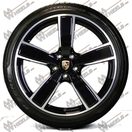 Porsche Cayenne E3 9Y Sport Classic 22 inch originele velgen 9Y0601025AP | 9Y0601025AQ | Zomerbanden