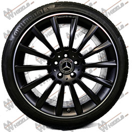 Mercedes C klasse C43 C450 W205 AMG multispaak 19 inch originele velgen A2054015400 | A2054016600