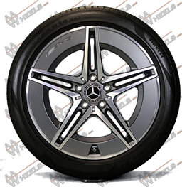 Mercedes C klasse W206 AMG 18 inch originele velgen A2064011700 | A2064011800 | Zomerbanden